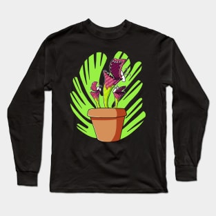 Sarracenia purpurea Long Sleeve T-Shirt